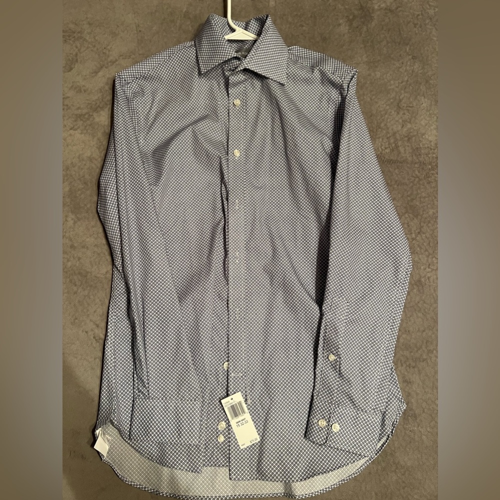 Michael Kors Navy 15 32-33 Dress Shirt New w-tags